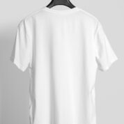 Plain Round Neck Regular Fit Cotton T-Shirt, 180 GSM in White