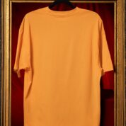Plain Round Neck Oversized Fit Cotton T-Shirt, 180 GSM in Golden Yellow