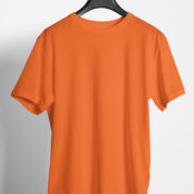 Plain Round Neck Regular Fit Cotton T-Shirt, 180 GSM in Melange