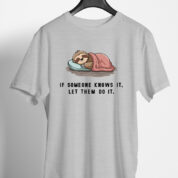 Printed Round Neck Regular Fit Cotton T-Shirt
