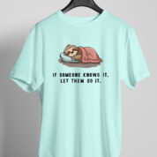 Printed Round Neck Regular Fit Cotton T-Shirt