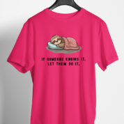 Printed Round Neck Regular Fit Cotton T-Shirt