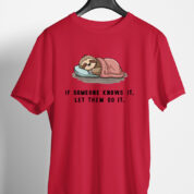 Printed Round Neck Regular Fit Cotton T-Shirt