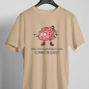 Printed Round Neck Regular Fit Cotton T-Shirt
