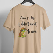 Printed Round Neck Regular Fit Cotton T-Shirt