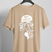 Printed Round Neck Regular Fit Cotton T-Shirt