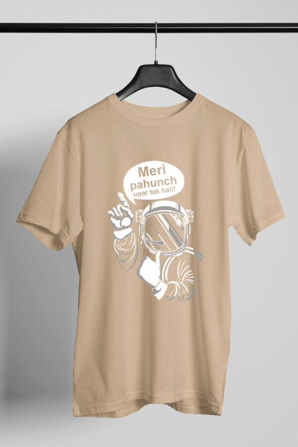 Printed Round Neck Regular Fit Cotton T-Shirt