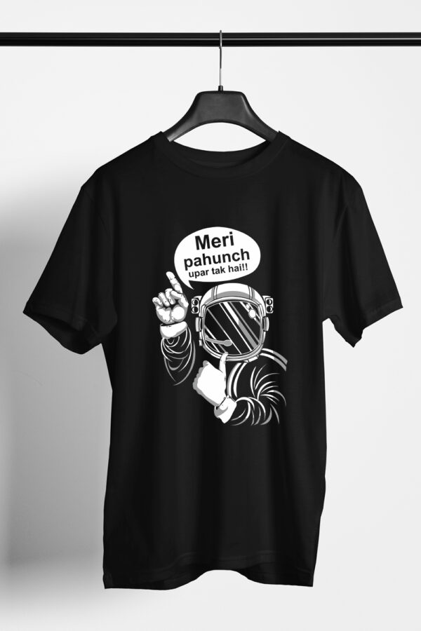 Printed Round Neck Regular Fit Cotton T-Shirt