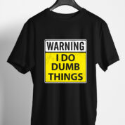 Printed Round Neck Regular Fit Cotton T-Shirt