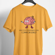 Printed Round Neck Regular Fit Cotton T-Shirt