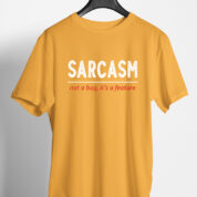 Printed Round Neck Regular Fit Cotton T-Shirt