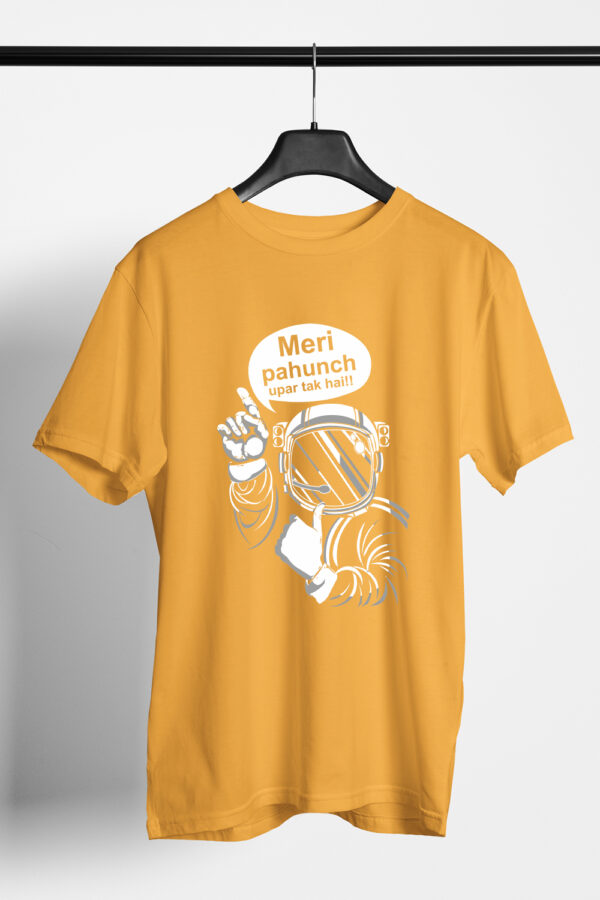 Printed Round Neck Regular Fit Cotton T-Shirt