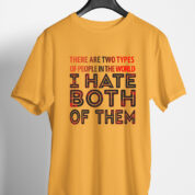 Printed Round Neck Regular Fit Cotton T-Shirt