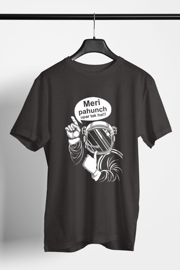 Printed Round Neck Regular Fit Cotton T-Shirt