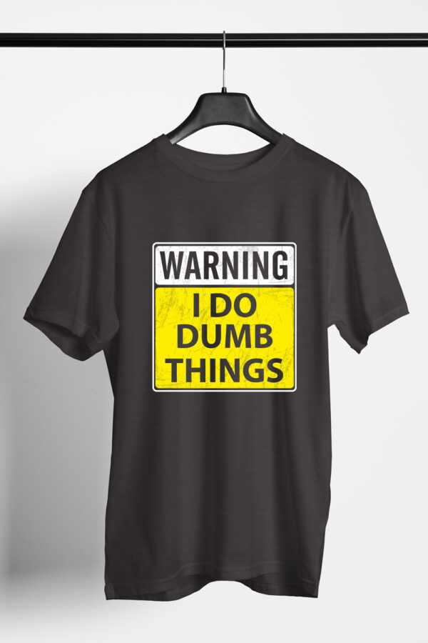 Printed Round Neck Regular Fit Cotton T-Shirt