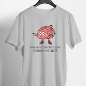 Printed Round Neck Regular Fit Cotton T-Shirt
