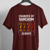Printed Round Neck Regular Fit Cotton T-Shirt