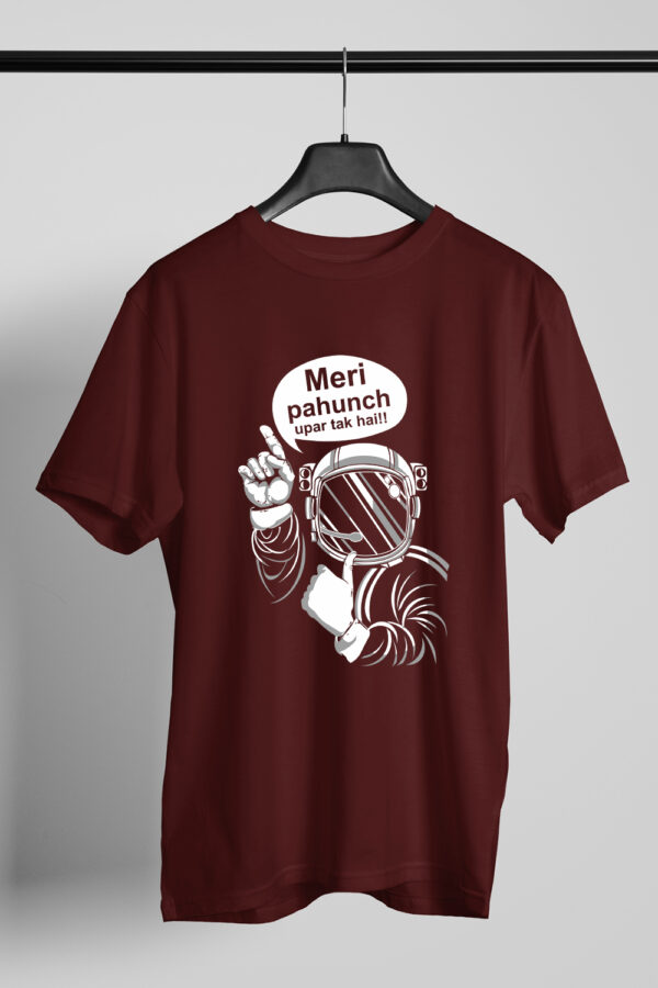 Printed Round Neck Regular Fit Cotton T-Shirt