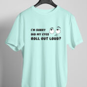 Printed Round Neck Regular Fit Cotton T-Shirt