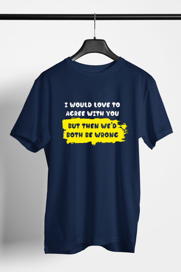 Printed Round Neck Regular Fit Cotton T-Shirt