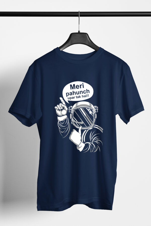 Printed Round Neck Regular Fit Cotton T-Shirt