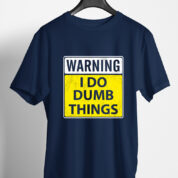 Printed Round Neck Regular Fit Cotton T-Shirt