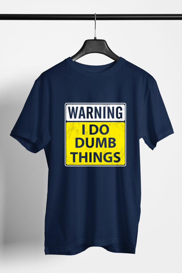 Printed Round Neck Regular Fit Cotton T-Shirt