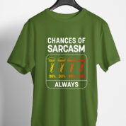 Printed Round Neck Regular Fit Cotton T-Shirt