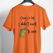 Printed Round Neck Regular Fit Cotton T-Shirt