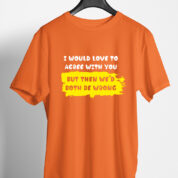 Printed Round Neck Regular Fit Cotton T-Shirt