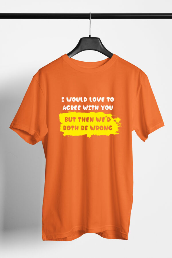 Printed Round Neck Regular Fit Cotton T-Shirt