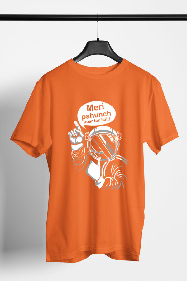 Printed Round Neck Regular Fit Cotton T-Shirt