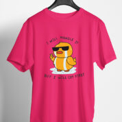 Printed Round Neck Regular Fit Cotton T-Shirt