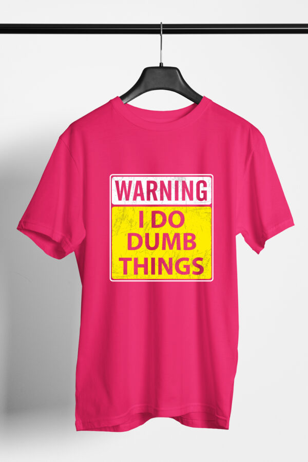 Printed Round Neck Regular Fit Cotton T-Shirt