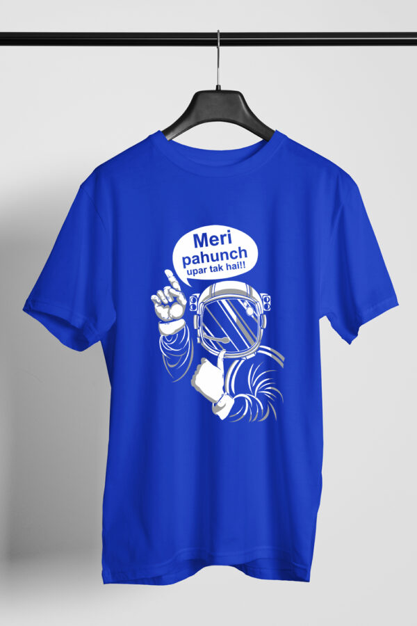 Printed Round Neck Regular Fit Cotton T-Shirt