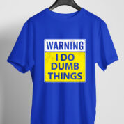 Printed Round Neck Regular Fit Cotton T-Shirt
