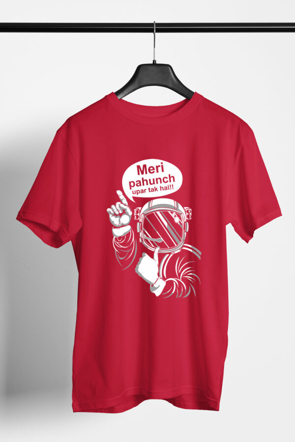 Printed Round Neck Regular Fit Cotton T-Shirt