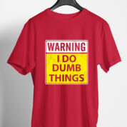 Printed Round Neck Regular Fit Cotton T-Shirt