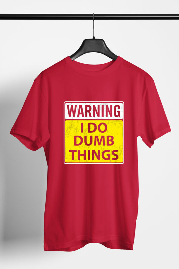 Printed Round Neck Regular Fit Cotton T-Shirt