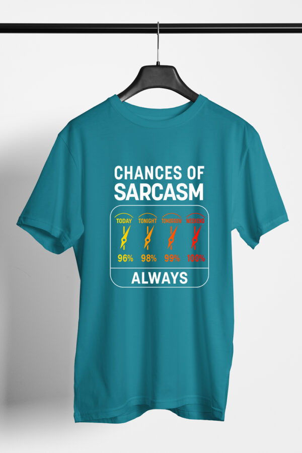 Printed Round Neck Regular Fit Cotton T-Shirt