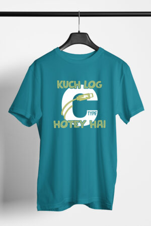 Printed Round Neck Regular Fit Cotton T-Shirt