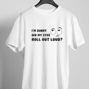 Printed Round Neck Regular Fit Cotton T-Shirt