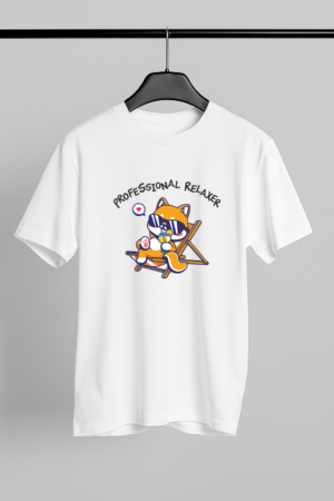 Professional Relaxer - Lazy Graphic Printed T-shirt