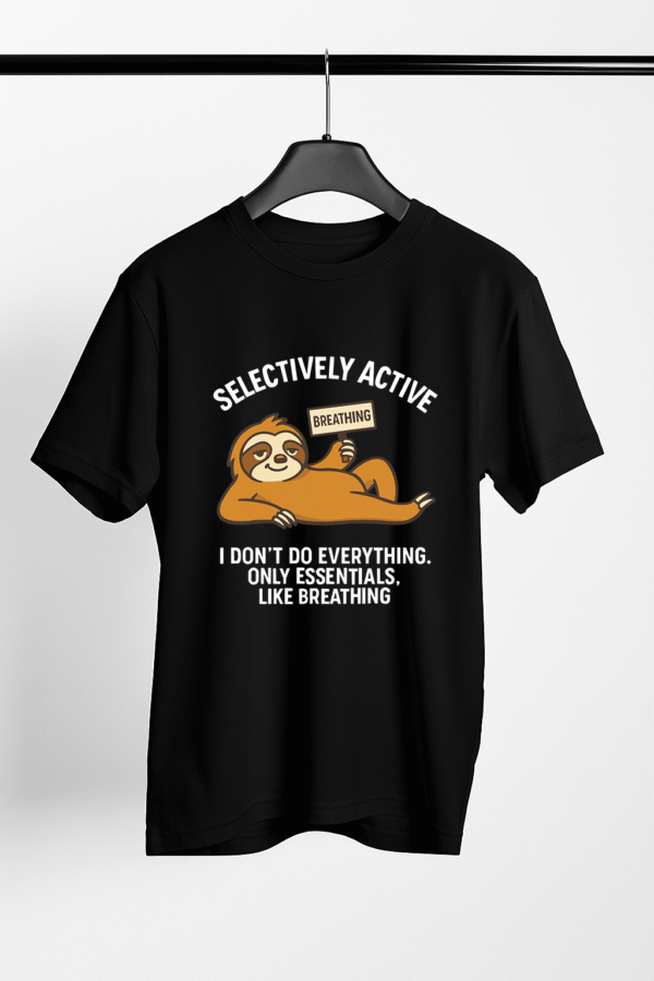 CHILL-4-Regular-Tshirt-Black