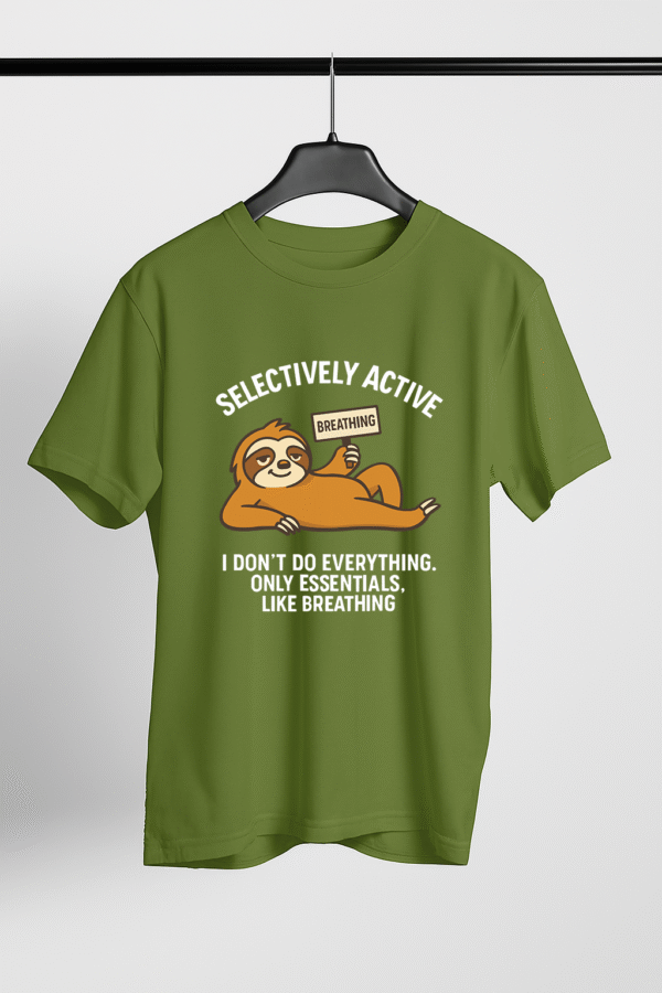 CHILL-4-Regular-Tshirt-Olive-Green