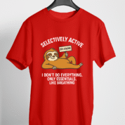 CHILL-4-Regular-Tshirt-Red