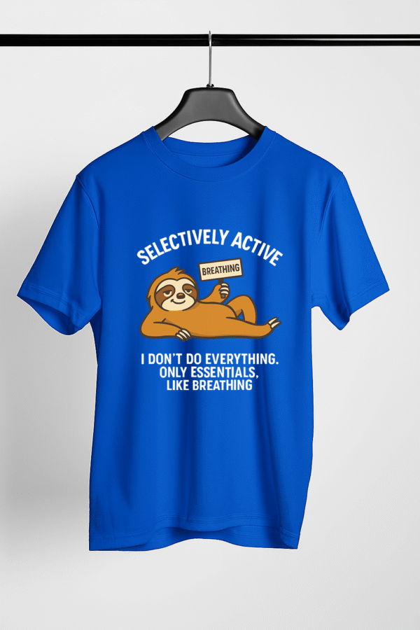 CHILL-4-Regular-Tshirt-Royal-Blue