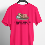 CHILL-7-Regular-Tshirt-Rani-Pink