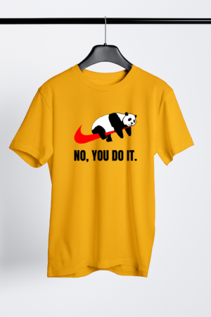 No, You Do It - Lazy Graphic Printed T-shirt