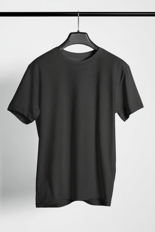 Plain-Regular-Tshirt-Charcoal-Melange